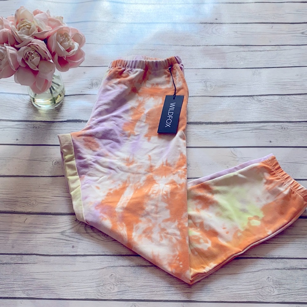 Wildfox Sherbet Wash Tie Dye Rory Jogger Large